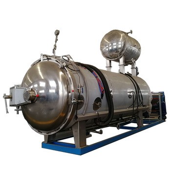 Horizontal PLC Control Steam Autoclave For Sterilizing Pouch Food