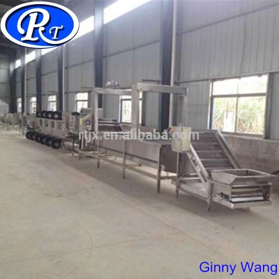 Small Scale Semi-Automatic Potato Chips Frying Production Line (30-60kg/hr)