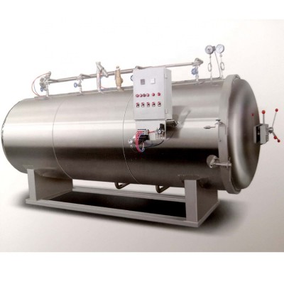 Horizontal Autoclave Steam Sterilization Cooking Retort Machines